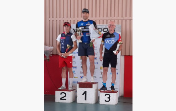 Laurent sur le podium
