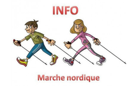 Séance de marche nordique